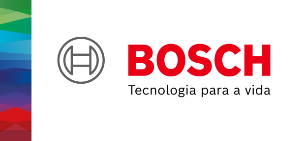 Logotipo da Bosch com slogan Tecnologia para a Vida